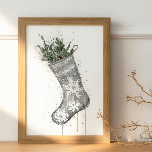 クリスマス ギフト クリスマス ストッキング ポスター