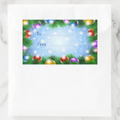 クリスマス ギフト ステッカー (バッグ)