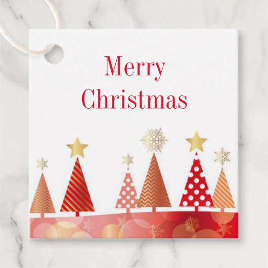 クリスマス ギフト タグ (正面)