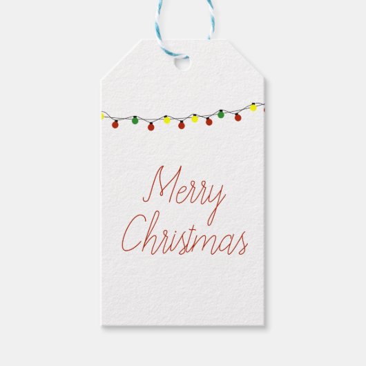 クリスマス ギフト タグ (正面)
