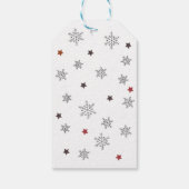 クリスマス ギフト タグ - クリスマス ツリー - ホワイト (裏面)