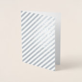 クリスマス ギフト タグ 箔カード (正面)