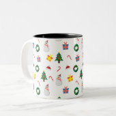 クリスマス ギフト ツートーンマグカップ (正面左)