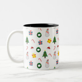 クリスマス ギフト ツートーンマグカップ