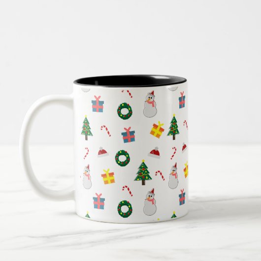 クリスマス ギフト ツートーンマグカップ (左)