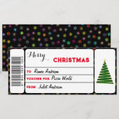 クリスマス ギフト バウチャー (正面/裏面)