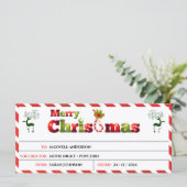 クリスマス ギフト バウチャー (スタンド正面)