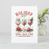 クリスマス ギフト ワイン ラバー クラブ 招待状 (スタンド正面)