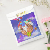 クリスマス ギフト 封筒 ノーム 飛行 贈り物を与える フェイバーバッグ (封をした状態)