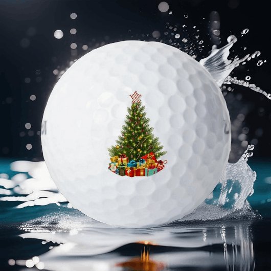 クリスマス ギフト 松の木 ヴィンテージ クリスマス 星 飾り ゴルフボール