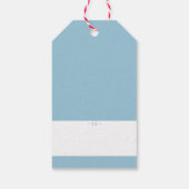 クリスマス ギフト 現代的 ミニマル カラフル 最高のクリスマス ギフトタグ (裏面)