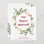 クリスマス・ギルド・グリーナリー |引っ越しのお知らせ シーズンポストカード (正面/裏面)