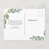 クリスマス·ギルド·グリーン|引っ越し案内 シーズンポストカード (裏面)