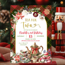クリスマス ギンガム ティー フォー トゥー 2歳の誕生日