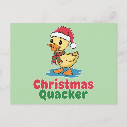 クリスマス・クッカー シーズンポストカード (正面)