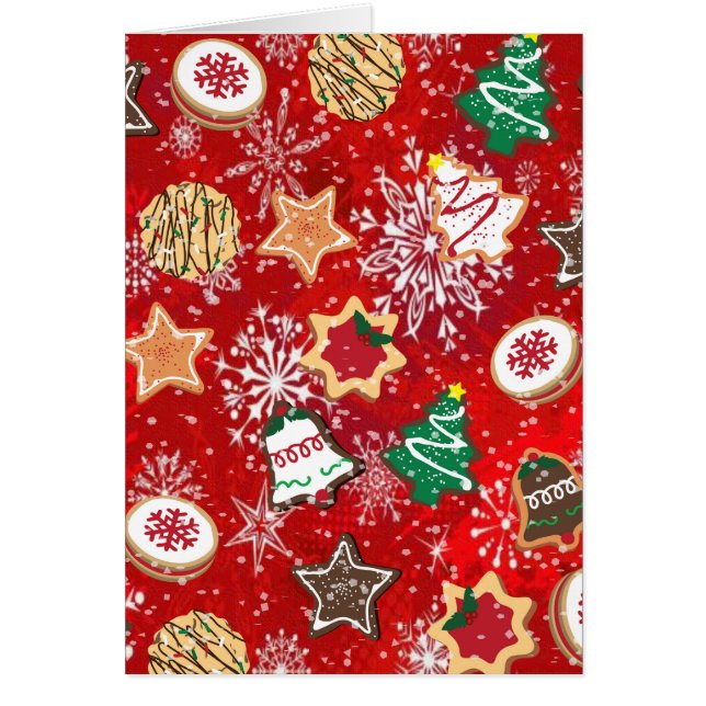 クリスマス・クッキーと赤の雪 (正面)