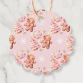 クリスマス・クッキーの飾り感謝してい付け誕生日 フェイバータグ (裏面)