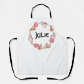 クリスマス・クッキー交換の投票 エプロン (正面)