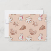 クリスマス・クッキー交換の投票 サンキューカード (裏面)