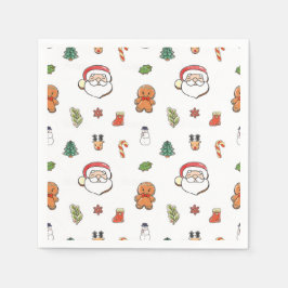 クリスマス・クッキー・カクテルナプキン スタンダードカクテルナプキン