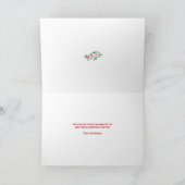 クリスマス・クッキー＆カクテル　ホリデーパーティー サンキューカード (内部)