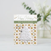 クリスマス クッキー カード, 個人用 ギフト カード (スタンド正面)