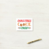 クリスマス・クッキー・クルー ポストイット (デスク上)
