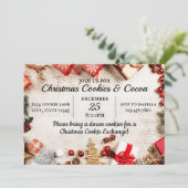 クリスマス・クッキー&ココア・ウィンター 招待状 (スタンド正面)