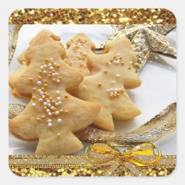 クリスマス・クッキー・シール スクエアシール