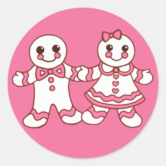 クリスマス・クッキー・シール ラウンドシール (正面)