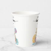 クリスマス・クッキー・ハウスのベビーシャワー 紙コップ (右)