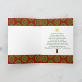 クリスマス クッキー ホリデー カード (内部)