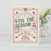 クリスマス クッキー  誕生日 招待状 (スタンド正面)