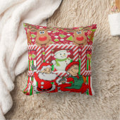 クリスマス クッションカバー, サンタの奥さん クッション (ブランケット)