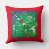 クリスマス クッション (裏面)