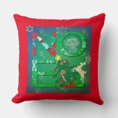 クリスマス クッション (正面)