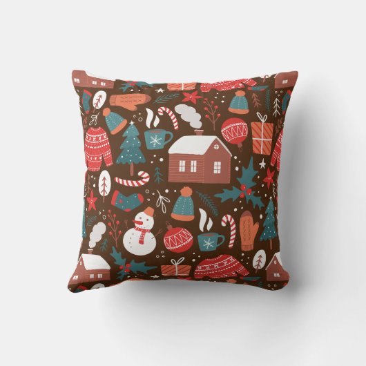 クリスマス クッション (裏面)