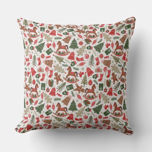 クリスマス クッション (正面)