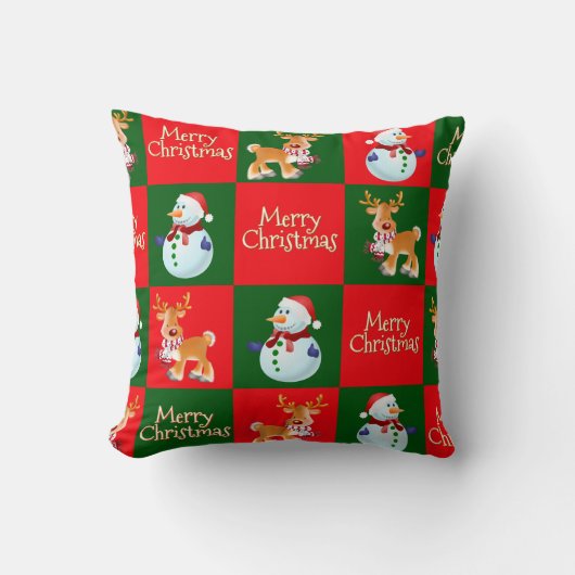 クリスマス クッション (正面)