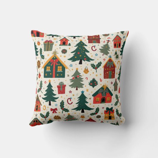 クリスマス クッション (裏面)