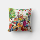 クリスマス クッション (正面)