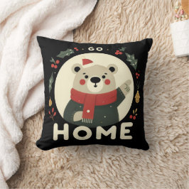 クリスマス クマ 帰宅 クッション