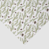 クリスマス|クラシックなPineconeのパターン 薄葉紙 (詳細)