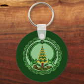 クリスマス・クラダグ キーホルダー (正面)