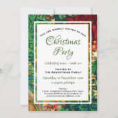 クリスマス・クリスチャンレトロパーソナライズされたパーティー 招待状 (正面)