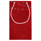 クリスマス・クリスチャン引用文とライト スモールペーパーバッグ (裏面)