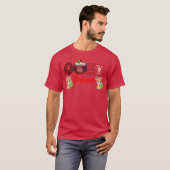 クリスマス クリスマスの休日 フレンド Tシャツ (正面フル)