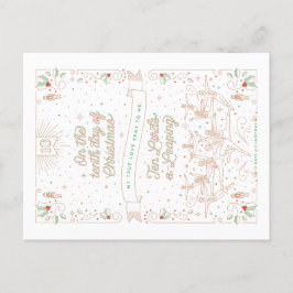 クリスマス/クリスマスの郵便はがきの第10日 シーズンポストカード