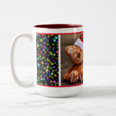 クリスマス(クリスマスライト付きブラック) ツートーンマグカップ (左)
