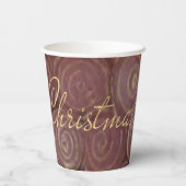 クリスマス・クリムゾン 紙コップ (裏面)